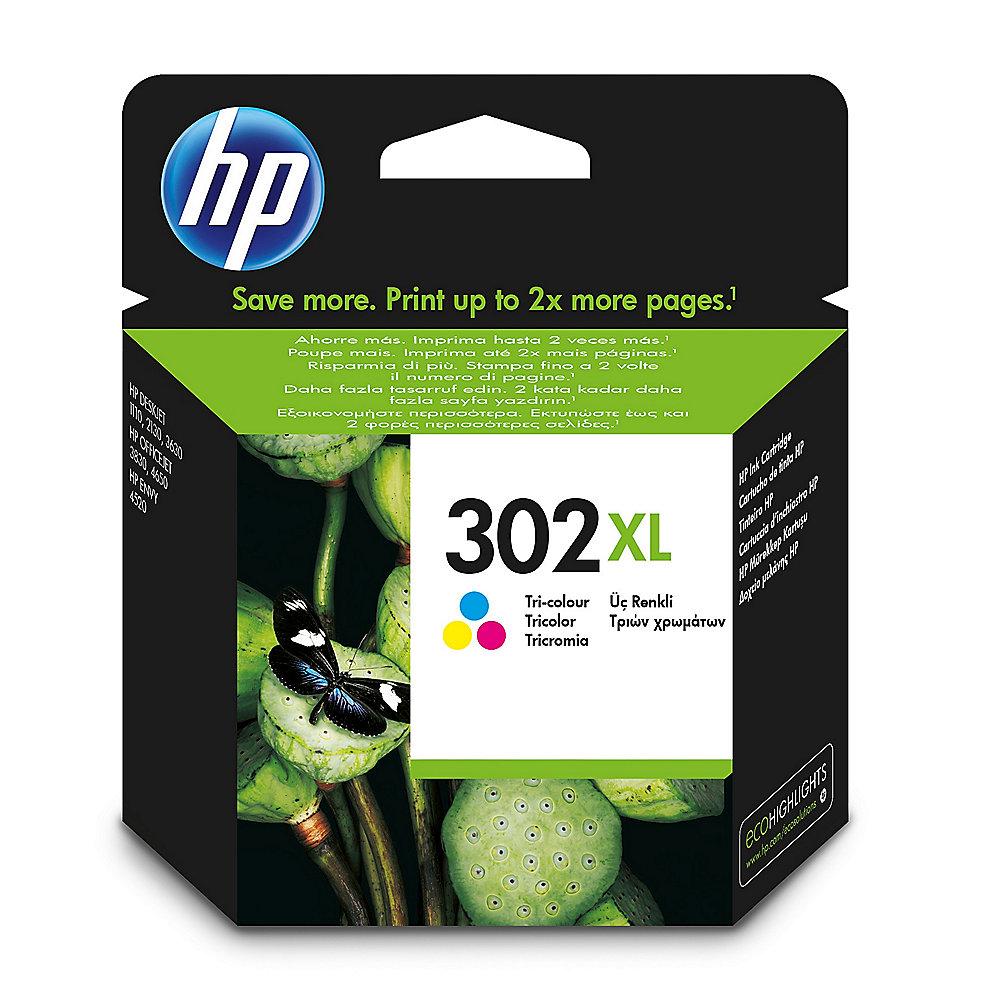 HP 302XL Original Druckerpatrone Multipack schwarz cyan magenta gelb