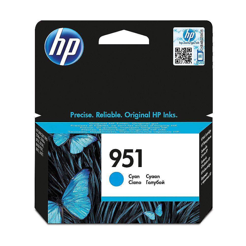 HP 951 Original Druckerpatrone cyan (CN050AE)