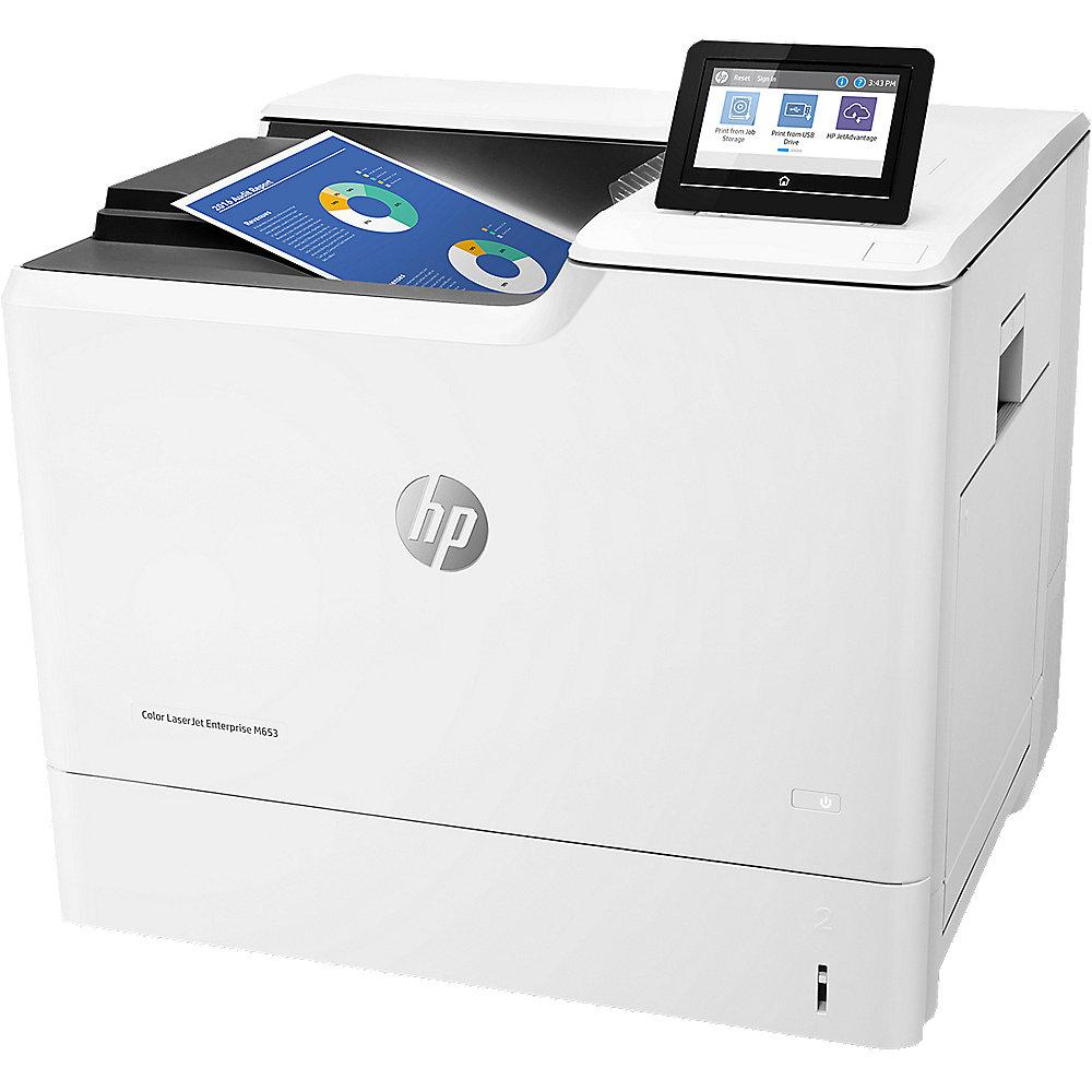 HP Color LaserJet Enterprise M653dn Farblaserdrucker LAN