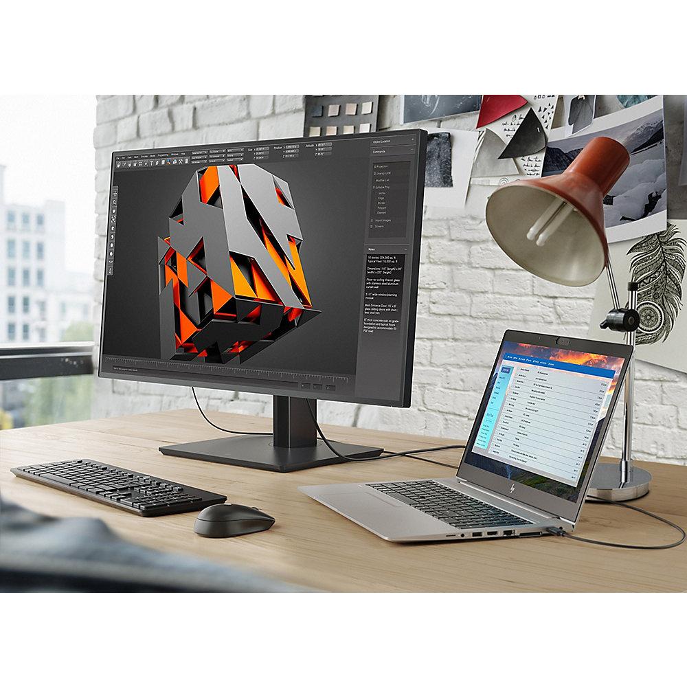 HP EliteDisplay E273m 68,6cm (27") Office-Monitor 16:9 FullHD HDMI/USBC Lautspr.