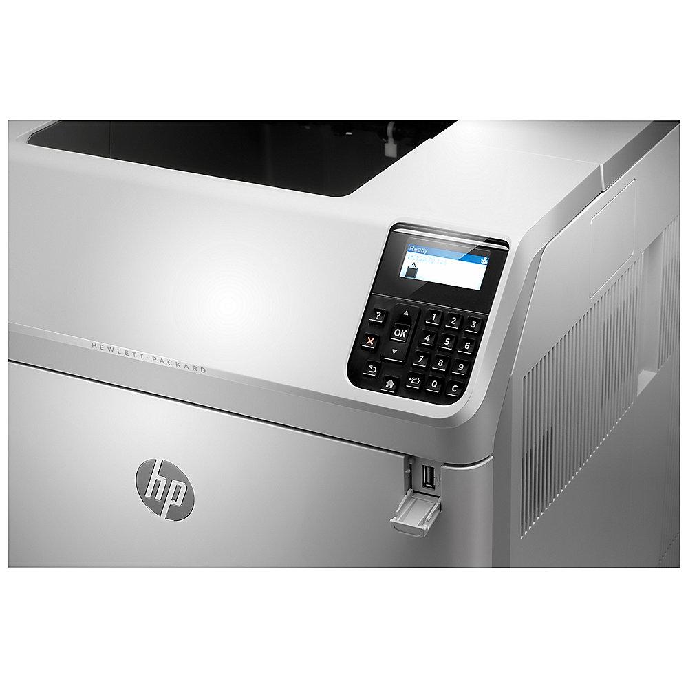 HP LaserJet Enterprise M606dn S/W-Laserdrucker LAN