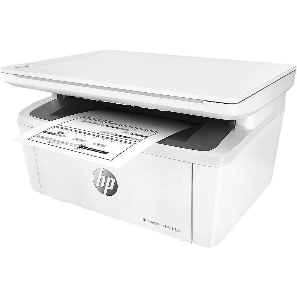 HP LaserJet Pro MFP M28a S/W-Laserdrucker Scanner Kopierer USB