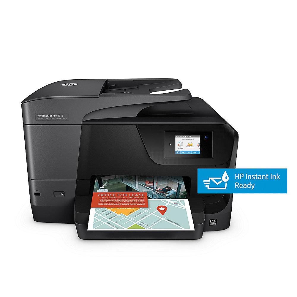 HP OfficeJet Pro 8715 Multifunktionsdrucker Scanner Kopierer Fax WLAN LAN