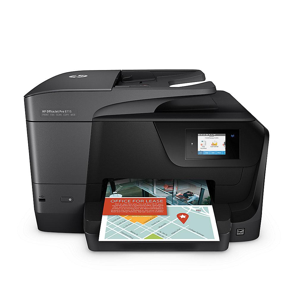 HP OfficeJet Pro 8715 Multifunktionsdrucker Scanner Kopierer Fax WLAN LAN, HP, OfficeJet, Pro, 8715, Multifunktionsdrucker, Scanner, Kopierer, Fax, WLAN, LAN