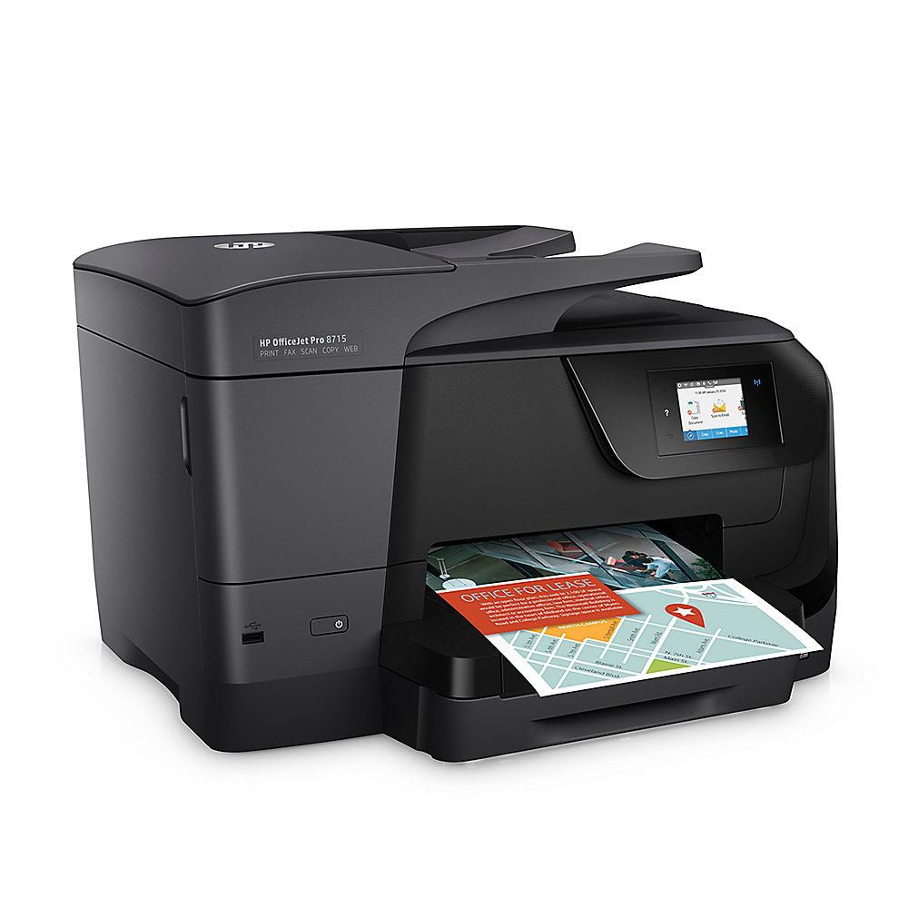 HP OfficeJet Pro 8715 Multifunktionsdrucker Scanner Kopierer Fax WLAN LAN, HP, OfficeJet, Pro, 8715, Multifunktionsdrucker, Scanner, Kopierer, Fax, WLAN, LAN