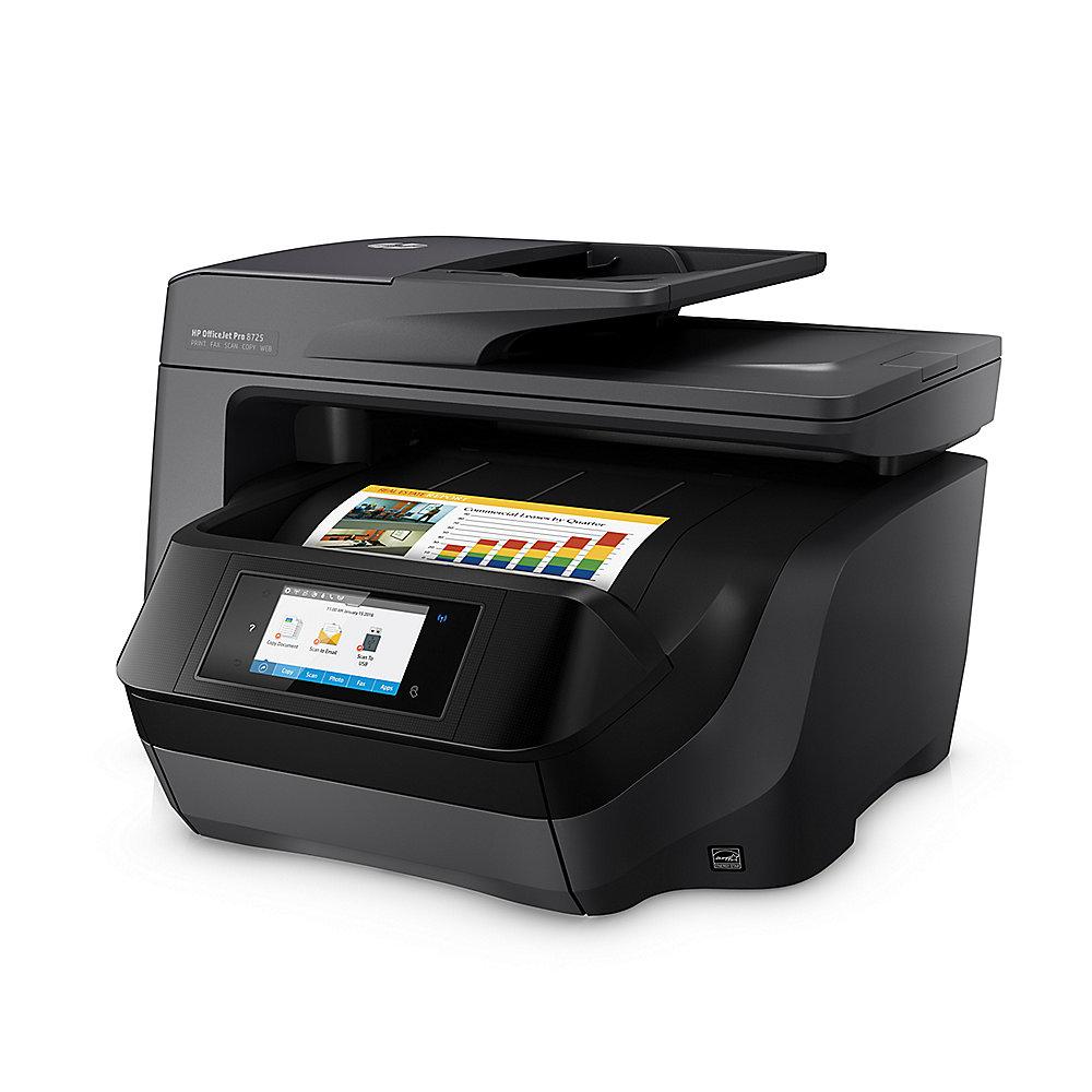 HP OfficeJet Pro 8725 Multifunktionsdrucker Scanner Kopierer Fax WLAN LAN