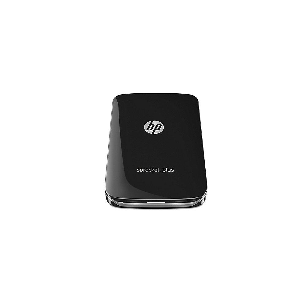 HP Sprocket Plus mobiler Fotodrucker Schwarz