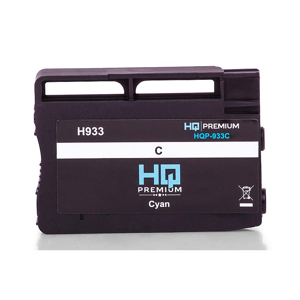 HQ-Premium Tintenpatrone ersetzt HP 933 Cyan