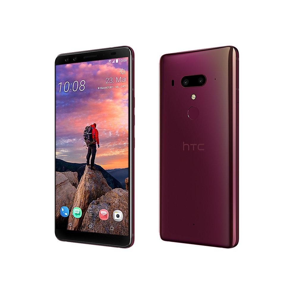 HTC U12  Dual-SIM flame red Dual-SIM Android 8 Smartphone