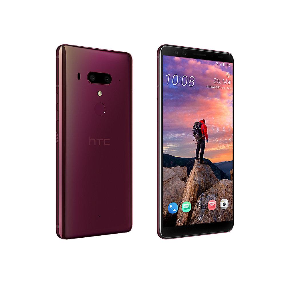 HTC U12  Dual-SIM flame red Dual-SIM Android 8 Smartphone