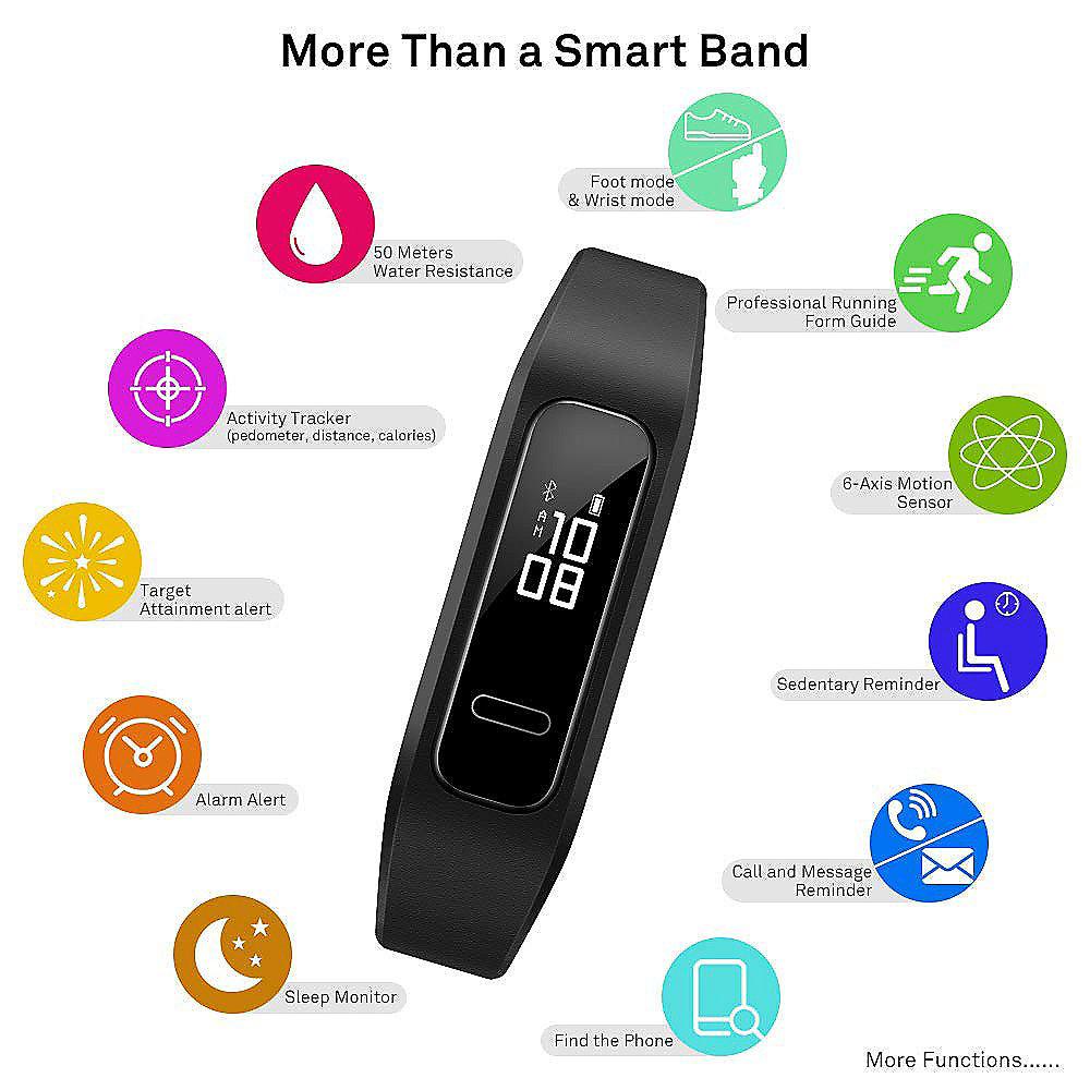 Huawei Band 3E Fitness Tracker schwarz