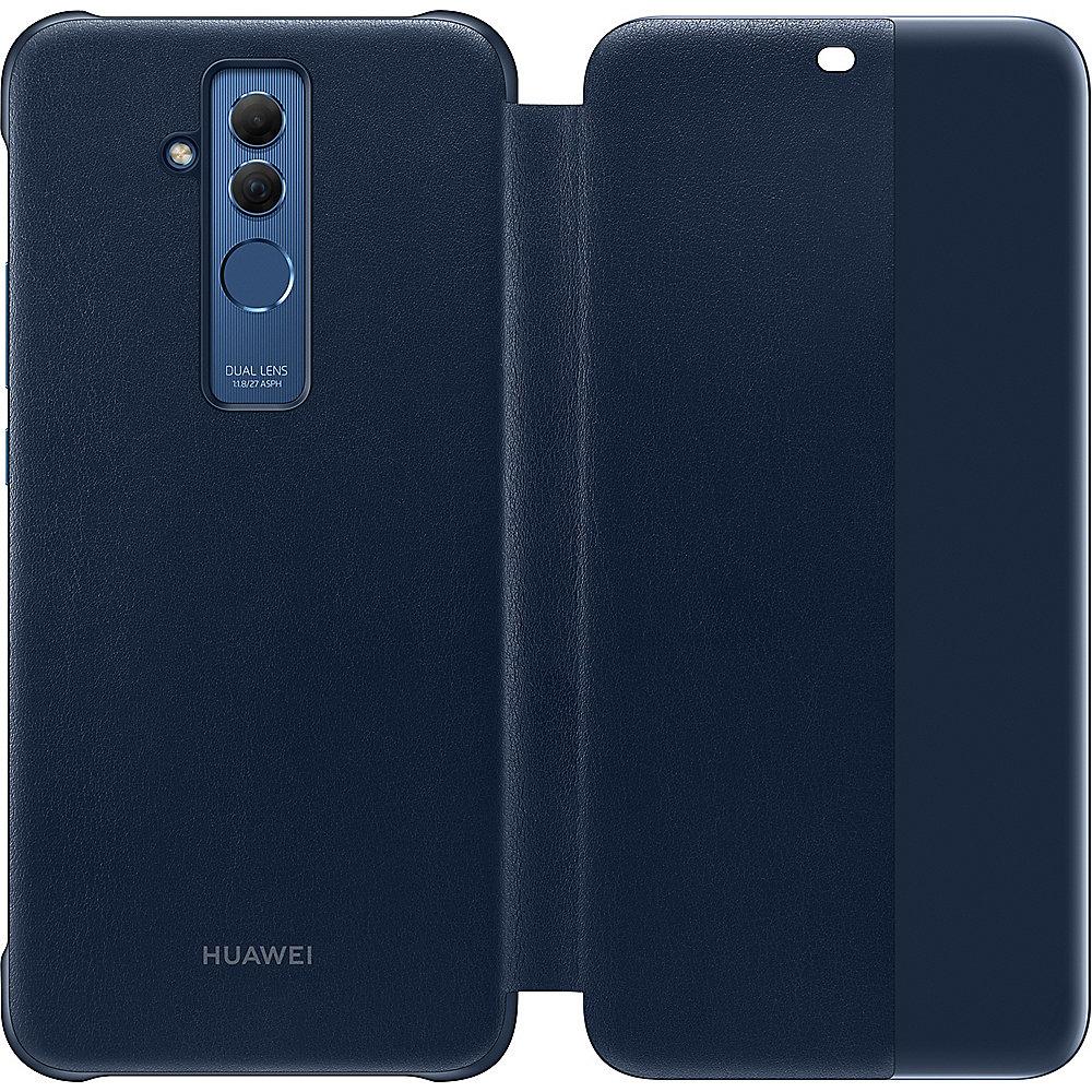 Huawei Mate 20 lite - Flip View Cover, Blue, Huawei, Mate, 20, lite, Flip, View, Cover, Blue