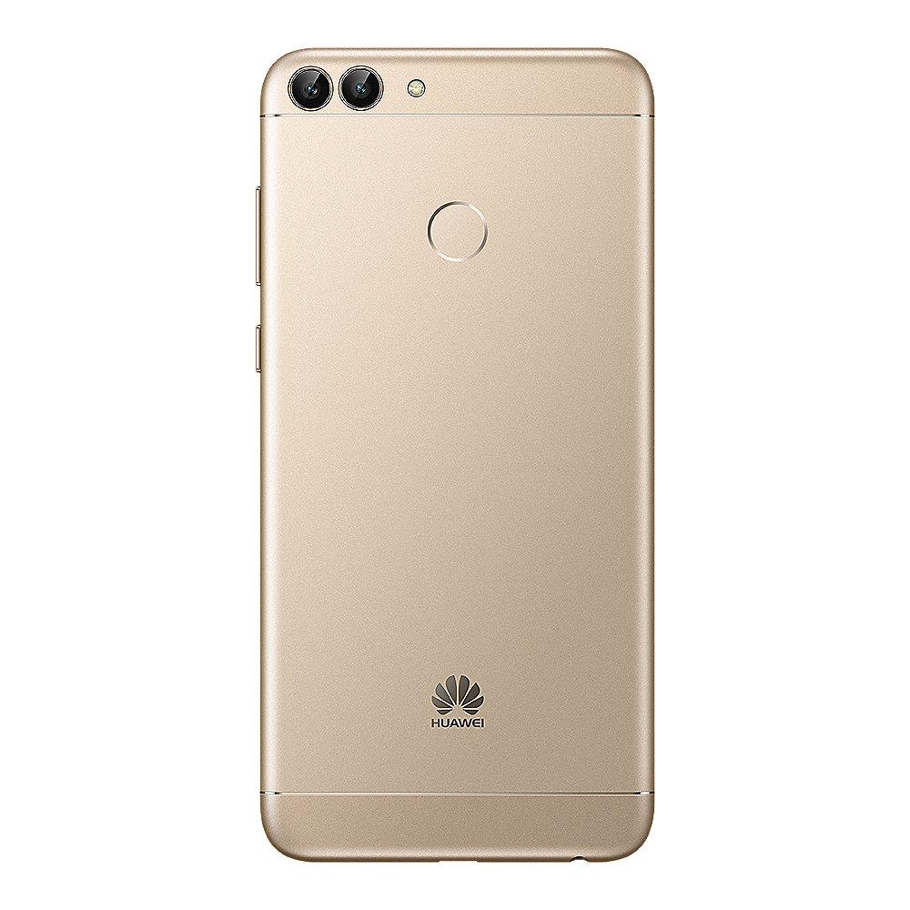 HUAWEI P smart Dual-SIM gold Android 8.0 Smartphone mit Dual-Kamera