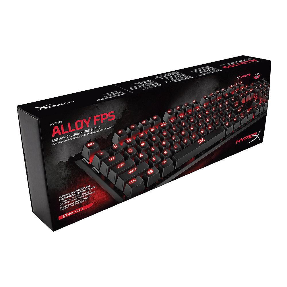 HyperX Alloy FPS mechanische Gaming Tastatur rote LED und Cherry MX Red, HyperX, Alloy, FPS, mechanische, Gaming, Tastatur, rote, LED, Cherry, MX, Red