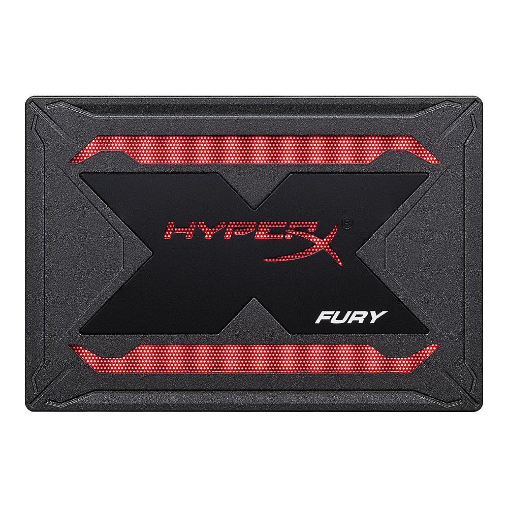 HyperX FURY RGB SATA SSD 240GB 3D NAND TLC 2.5zoll, HyperX, FURY, RGB, SATA, SSD, 240GB, 3D, NAND, TLC, 2.5zoll