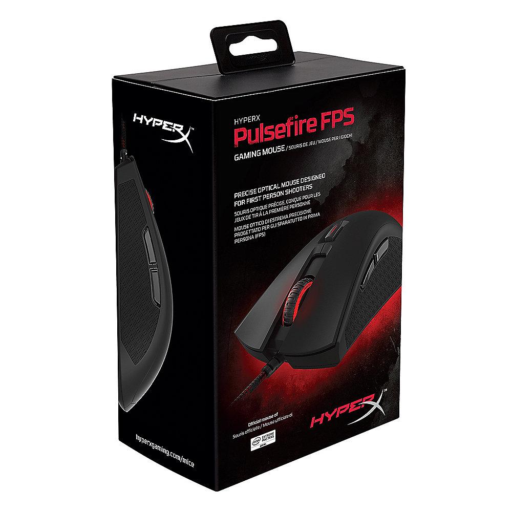 HyperX Pulsefire optische FPS Gaming Maus schwarz