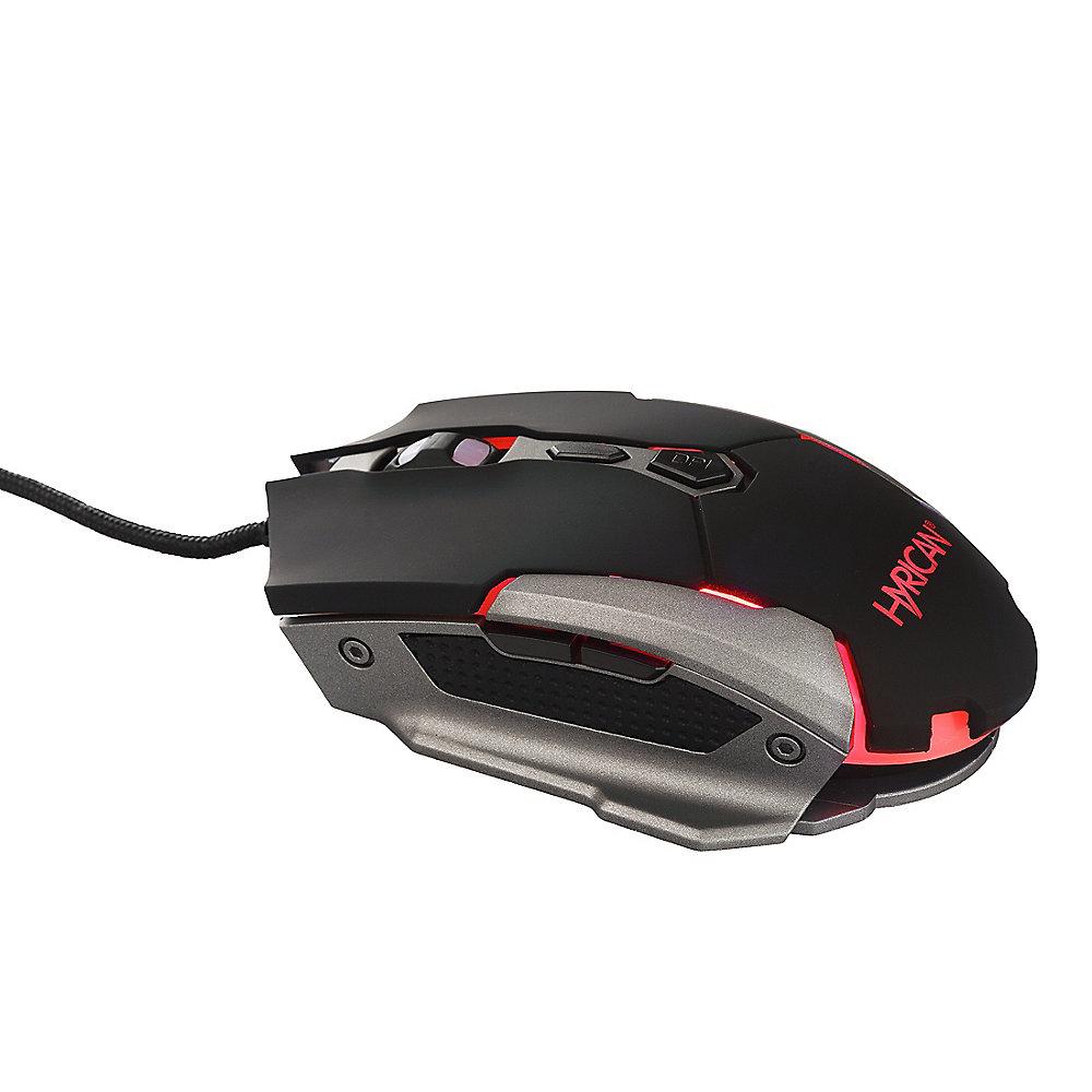 Hyrican Striker Gaming Maus 7-Tasten ST-GM081 Gaming, USB