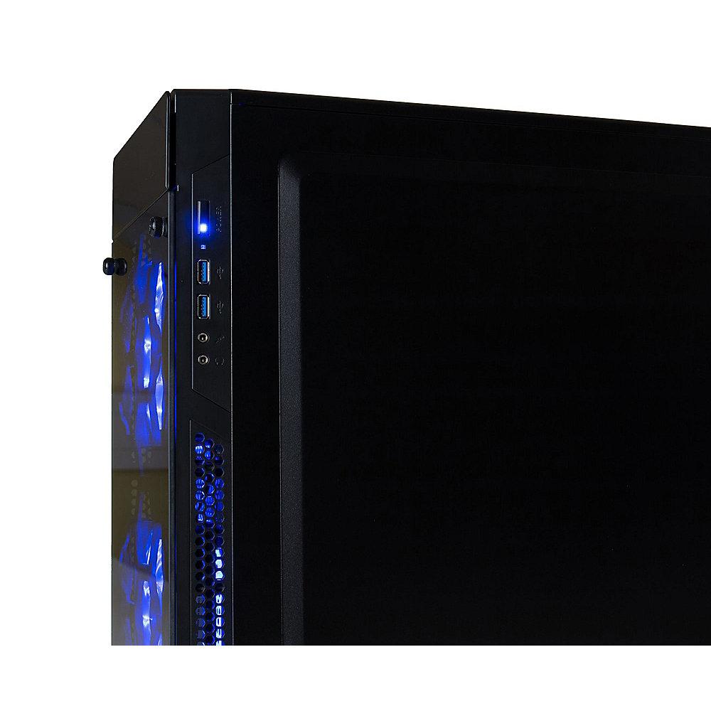 Hyrican Striker PC blue 5869 i5-8400 8GB 1TB 120GB SSD GTX 1050Ti Win 10