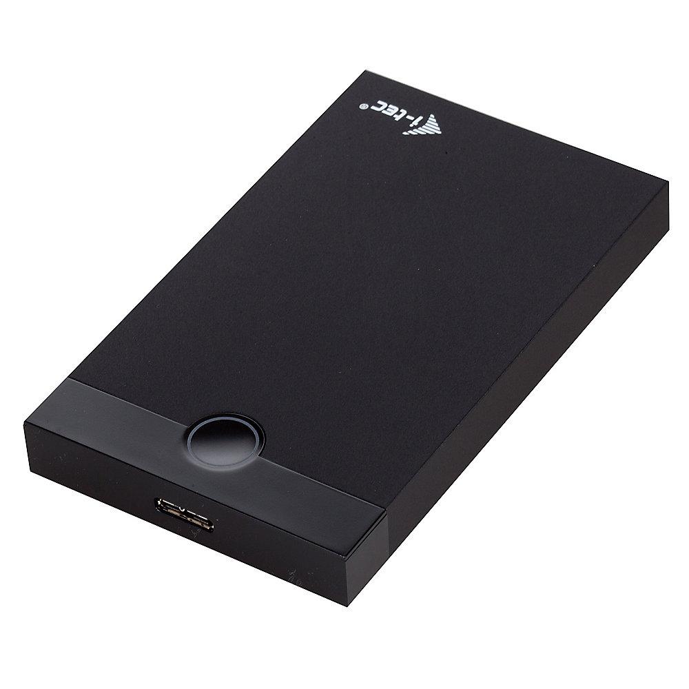 i-tec MySafe Advance 2,5" USB 3.0 HDD/SATA Gehäuse Aluminium schwarz