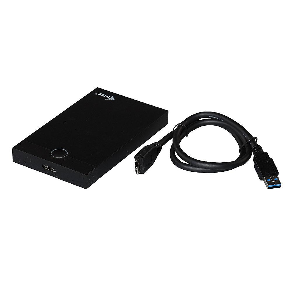 i-tec MySafe Advance 2,5" USB 3.0 HDD/SATA Gehäuse Aluminium schwarz