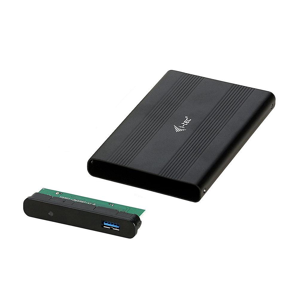 i-tec Mysafe Advance 2,5" USB 3.0 HDD/SATA Gehäuse Aluminium schwarz