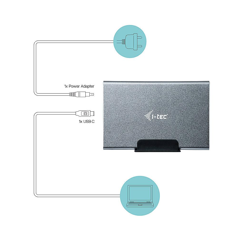 i-tec MySafe USB-C 3.1 Gen. 2/USB 3.0 Ext. HDD Gehäuse 2x 2,5“ SATA HDD/SSD