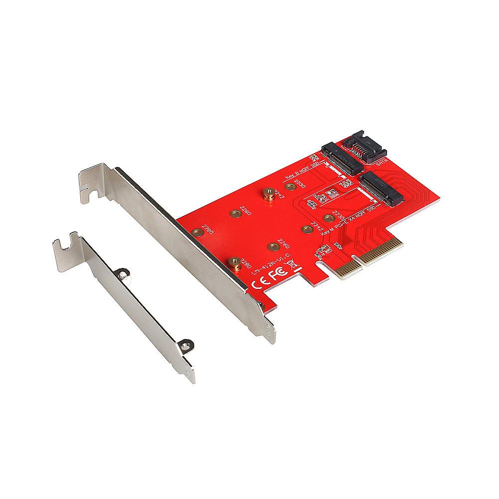 i-tec PCE2M2 PCI-E 2x M.2 Karte, i-tec, PCE2M2, PCI-E, 2x, M.2, Karte