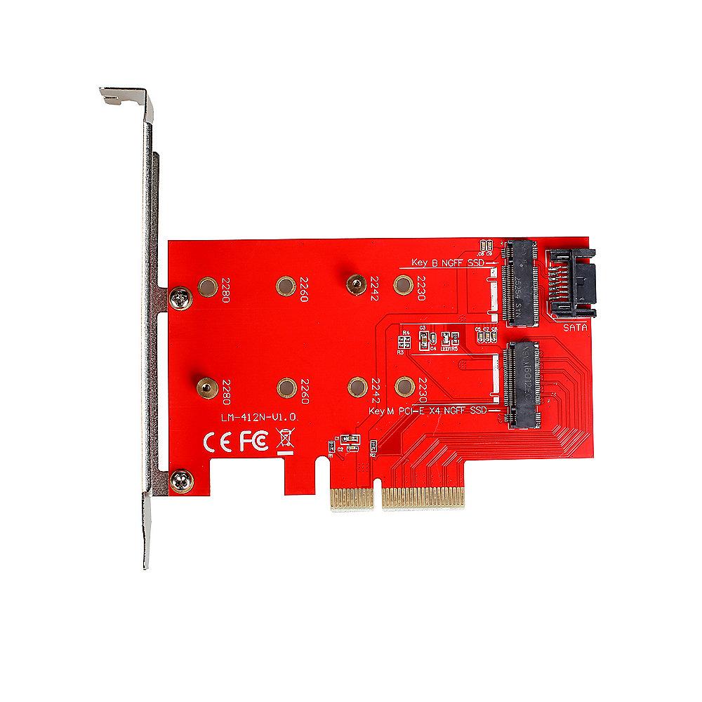 i-tec PCE2M2 PCI-E 2x M.2 Karte, i-tec, PCE2M2, PCI-E, 2x, M.2, Karte