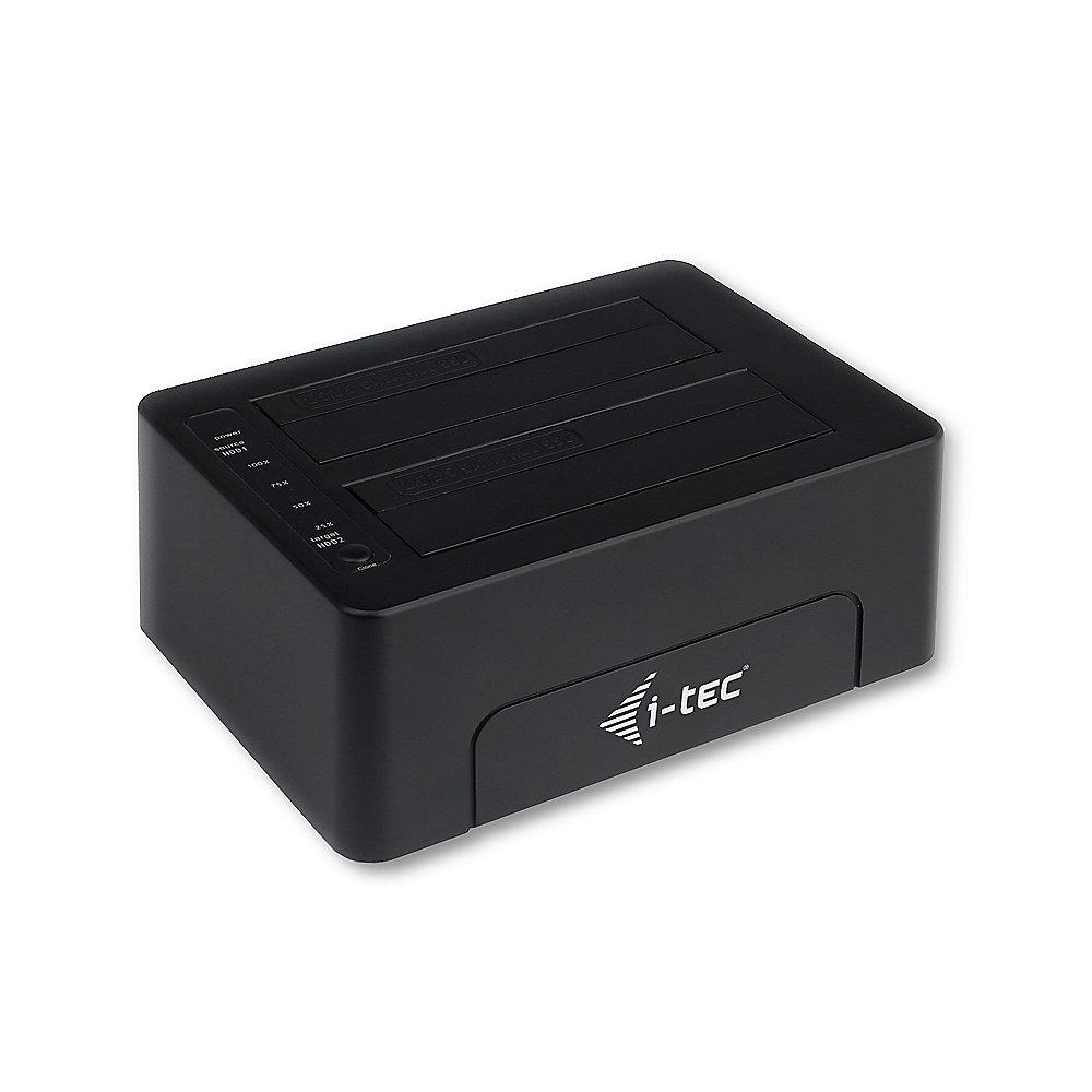 i-tec USB 3.0 SATA HDD Docking- /Klon Station schwarz, i-tec, USB, 3.0, SATA, HDD, Docking-, /Klon, Station, schwarz