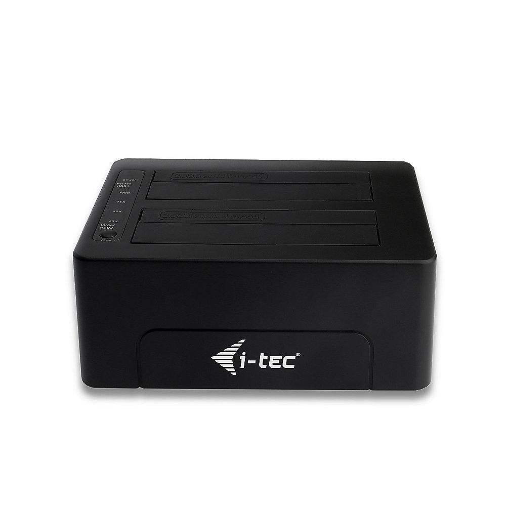 i-tec USB 3.0 SATA HDD Docking- /Klon Station schwarz, i-tec, USB, 3.0, SATA, HDD, Docking-, /Klon, Station, schwarz