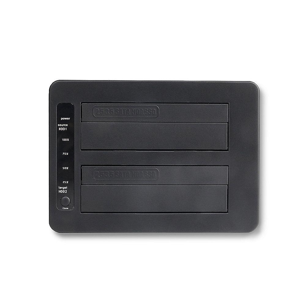 i-tec USB 3.0 SATA HDD Docking- /Klon Station schwarz, i-tec, USB, 3.0, SATA, HDD, Docking-, /Klon, Station, schwarz