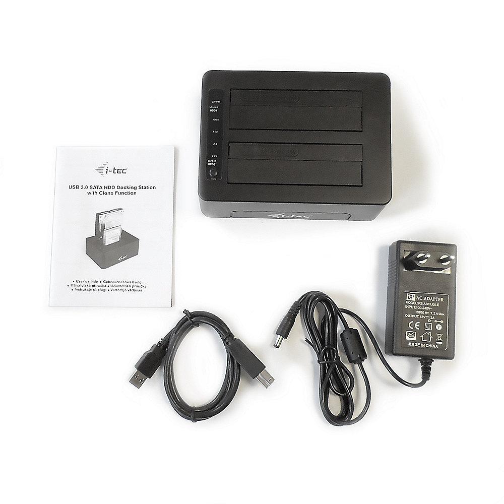 i-tec USB 3.0 SATA HDD Docking- /Klon Station schwarz