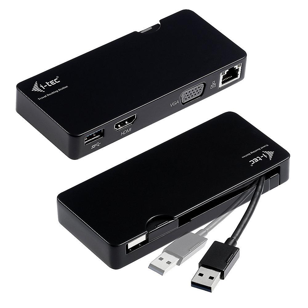 i-tec USB 3.0 Travel Docking Station Advance (VGA, HDMI, USB3.0, Gb-LAN)