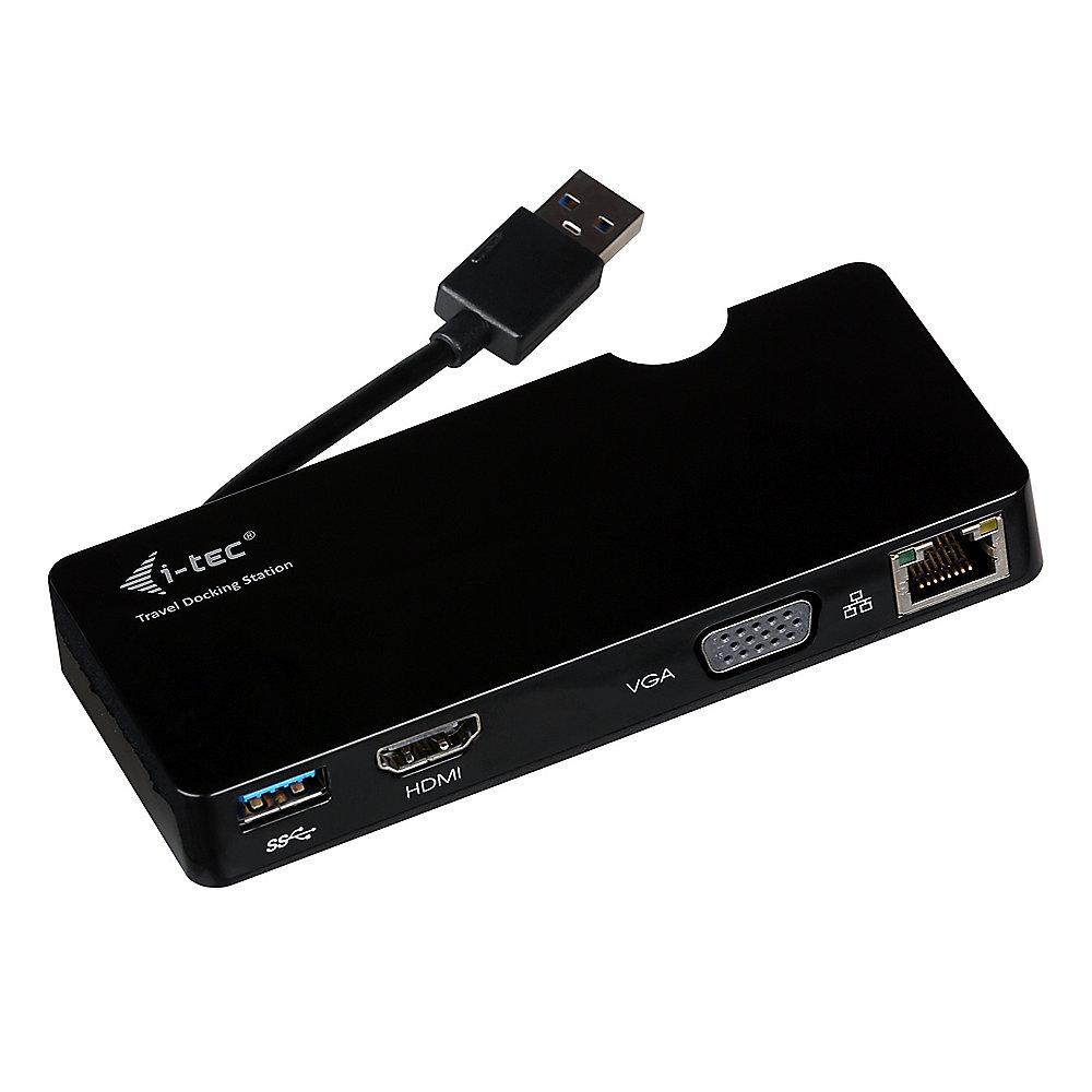 i-tec USB 3.0 Travel Docking Station Advance (VGA, HDMI, USB3.0, Gb-LAN)