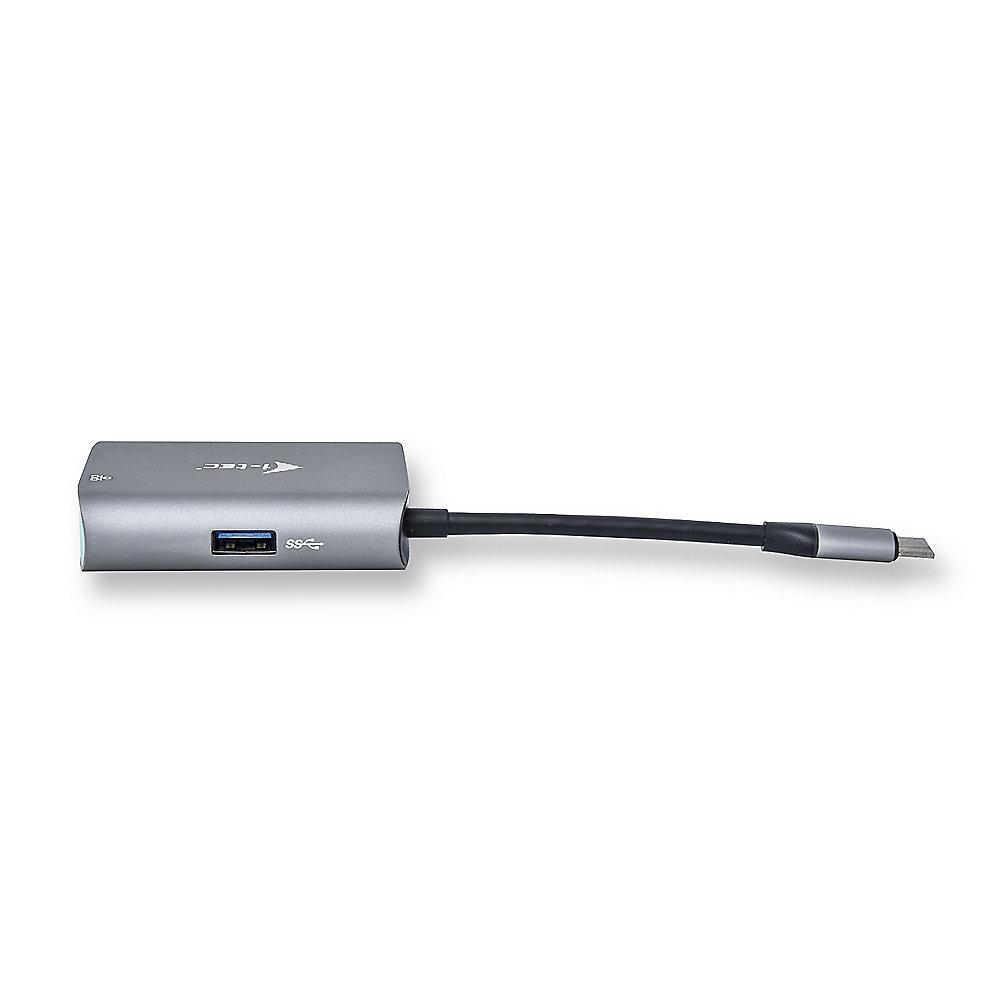 i-tec USB-C Metal HUB mit Gigabit Ethernet Adapter C31METALANHUB