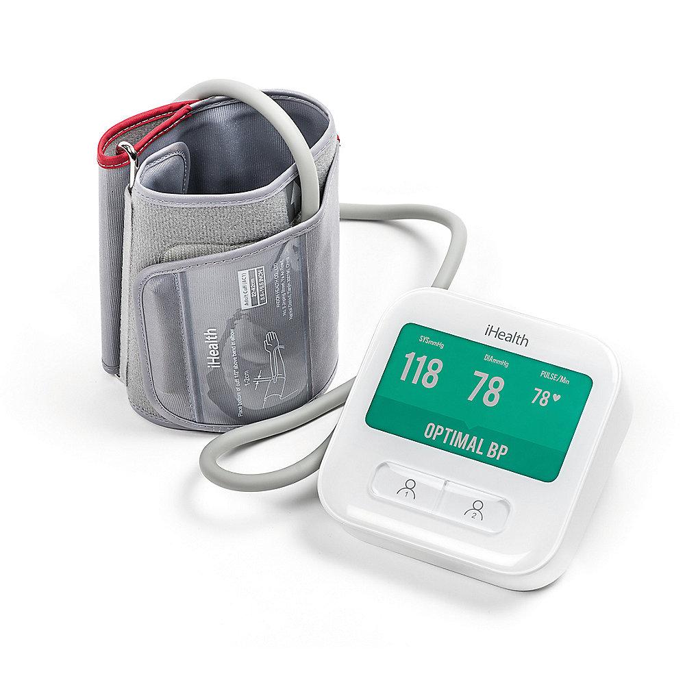 iHealth BPM1 Clear Vernetztes Oberarm-Blutdruckmessgerät weiß