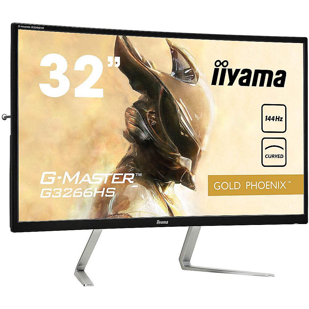 Iiyama G-Master G3266HS-B1 FullHD Monitor 16:9 3ms HDMI/DVI/DP/VGA FreeSync LS