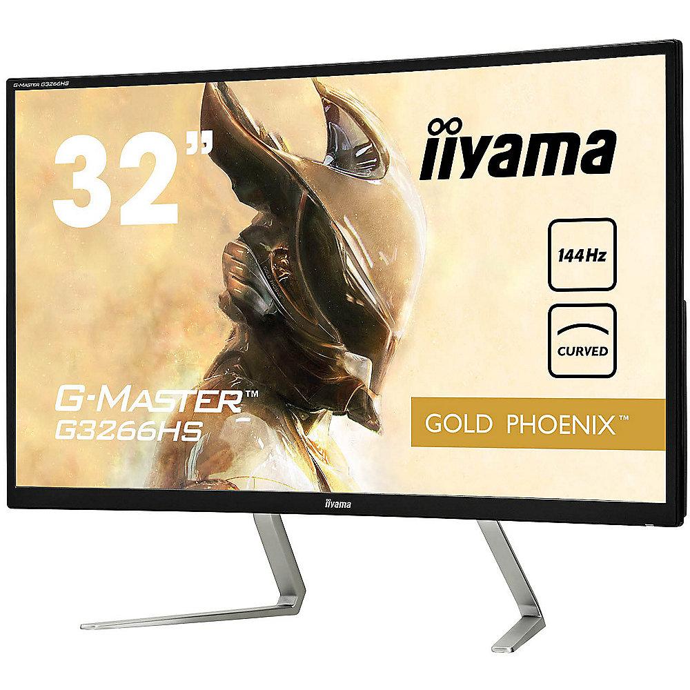 Iiyama G-Master G3266HS-B1 FullHD Monitor 16:9 3ms HDMI/DVI/DP/VGA FreeSync LS