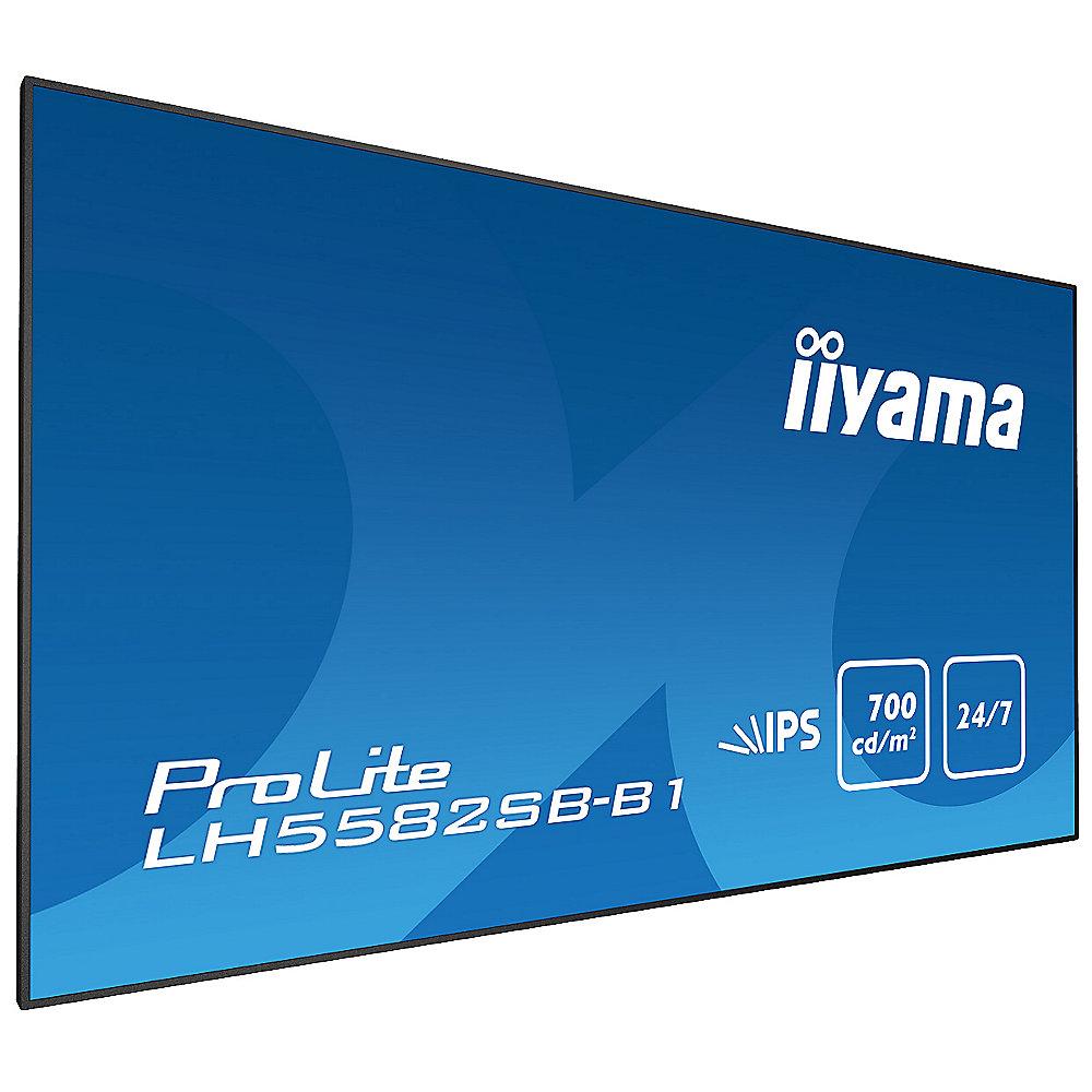 iiyama LH5582SB-B1 55"/139cm FHD Public Display DVI/HDMI/DP/VGA