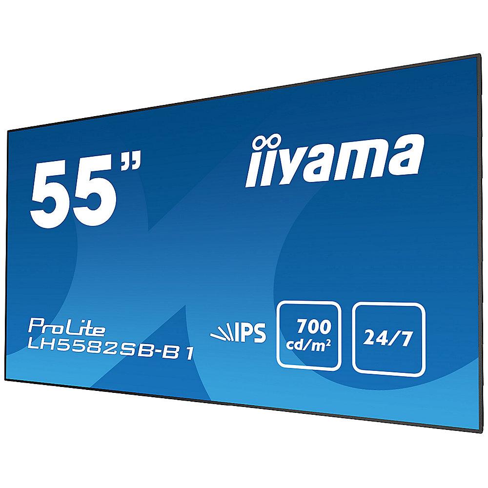 iiyama LH5582SB-B1 55"/139cm FHD Public Display DVI/HDMI/DP/VGA