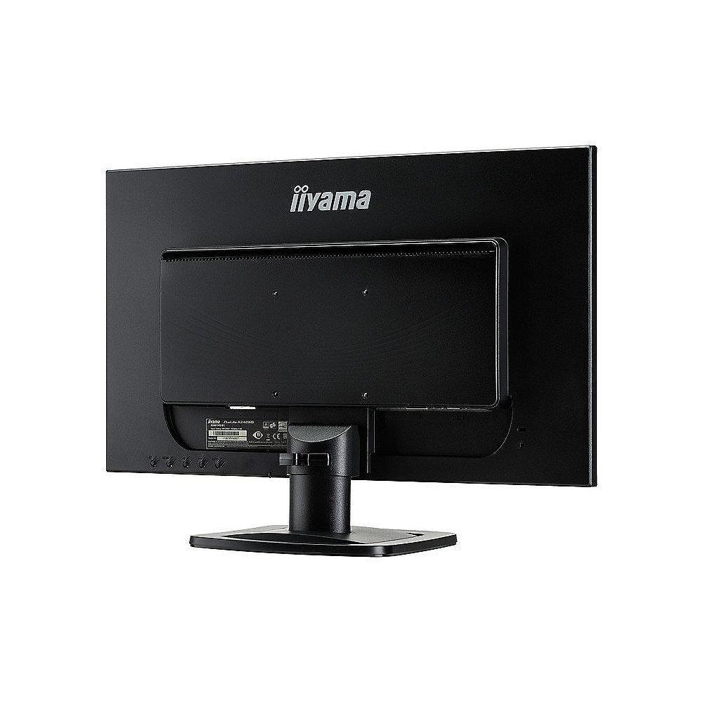 iiyama ProLite X2481HS-B1 59.9cm (24") 16:9 Full-HD VGA/DVI/HDMI 6ms 12Mio:1