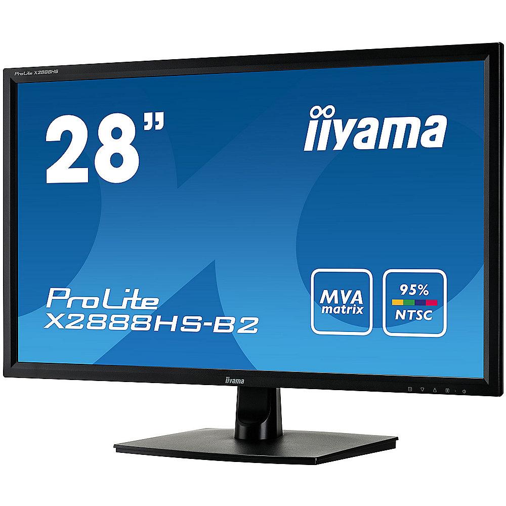 iiyama ProLite X2888HS-B2 71,1cm (28") 16:9 FHD DVI/DP/VGA/HDMI/MHL 5ms LS