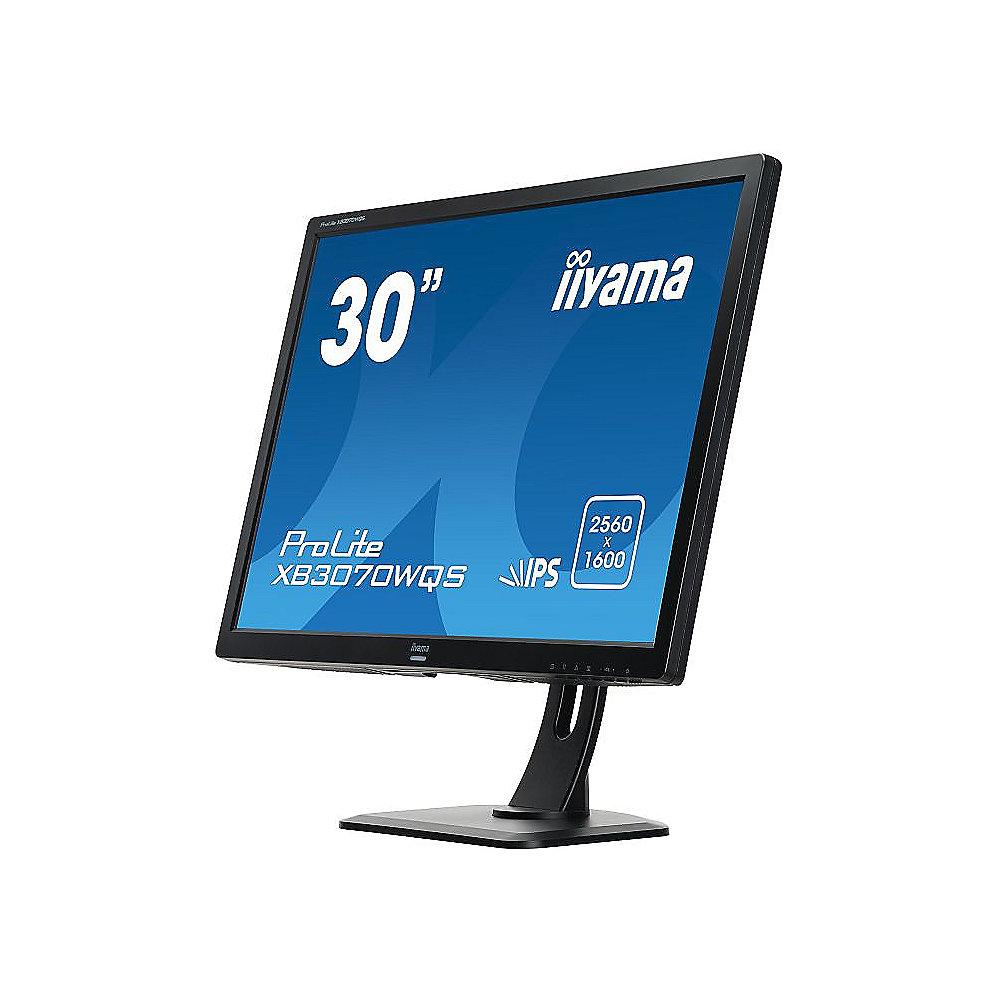 iiyama ProLite XB3070WQS-B1 76,2 cm (30") 16:10 WQXGA VGA/DVI/HDMI 5ms IPS