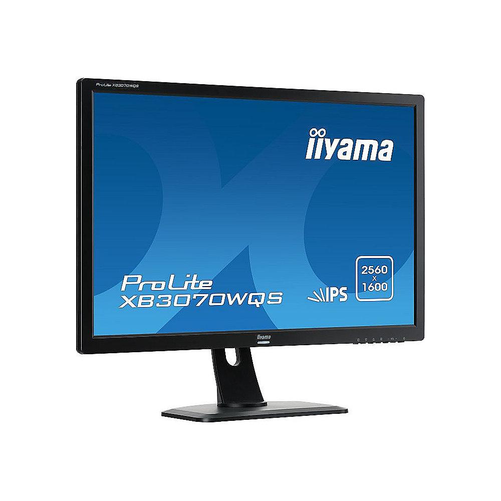 iiyama ProLite XB3070WQS-B1 76,2 cm (30") 16:10 WQXGA VGA/DVI/HDMI 5ms IPS