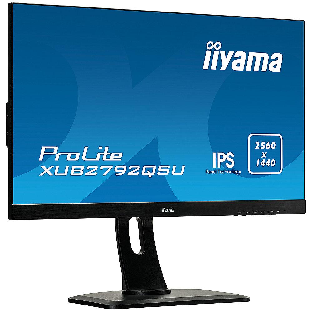 iiyama ProLite XUB2792QSU-B1 68,6m / 27" 16:9 WQHD DP/DVI/HDMI 5ms IPS LED