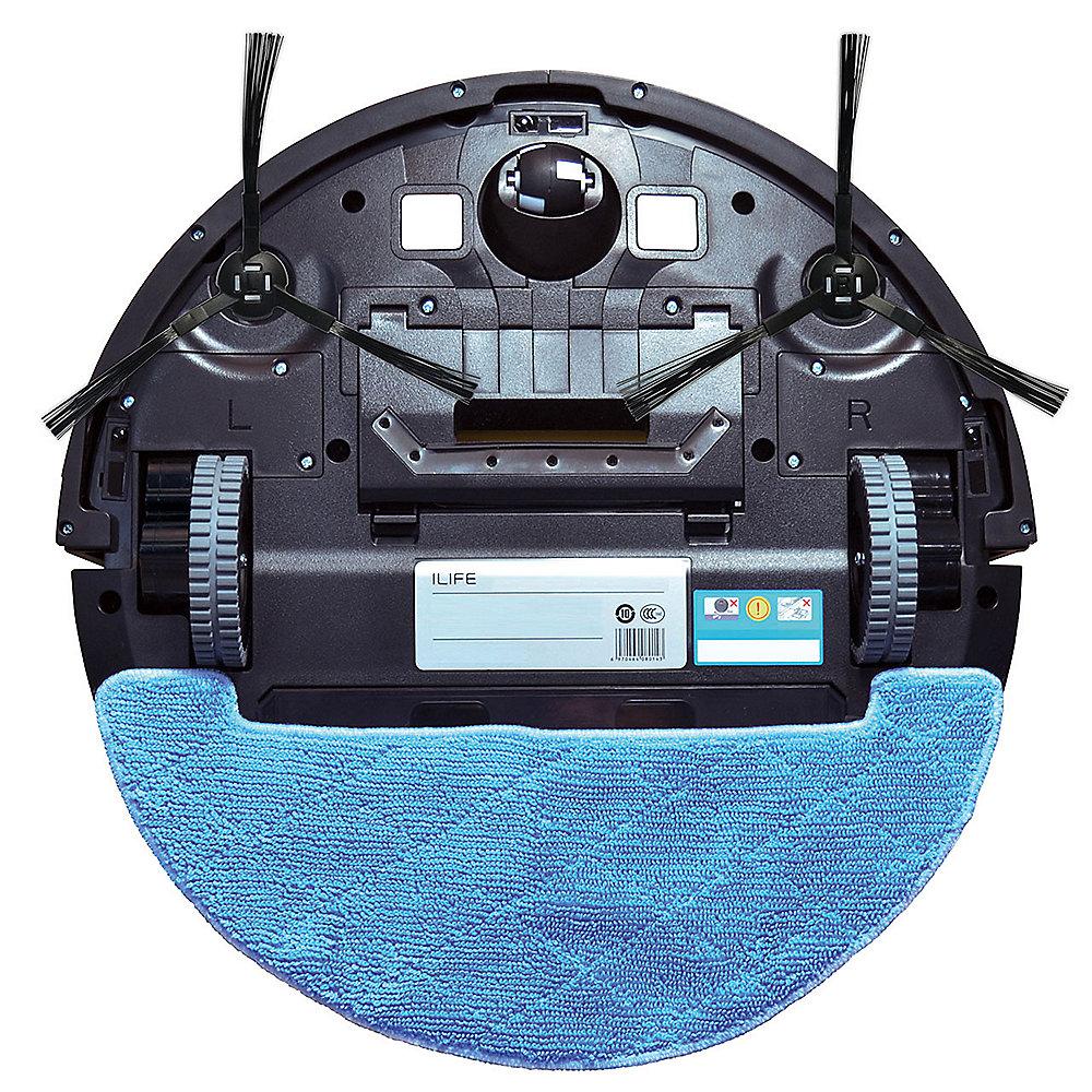 ILIFE V80 Staubsauger-Roboter mit Wischfunktion silber/grau