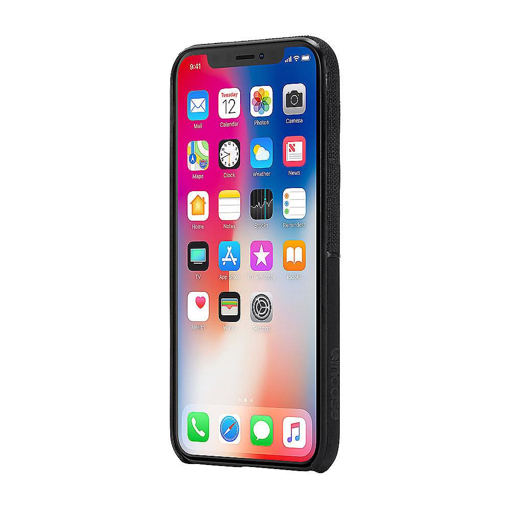 Incase Textured Snap Case für Apple iPhone X schwarz