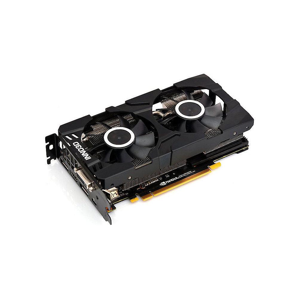 Inno3D GeForce RTX 2070 Twin X2 8GB GDDR6 Grafikkarte 2xDP/HDMI/DVI/USB-C, Inno3D, GeForce, RTX, 2070, Twin, X2, 8GB, GDDR6, Grafikkarte, 2xDP/HDMI/DVI/USB-C