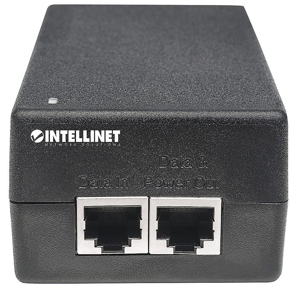 Intellinet 1-Port Gigabit Ultra PoE  Injektor 60W, Intellinet, 1-Port, Gigabit, Ultra, PoE, Injektor, 60W