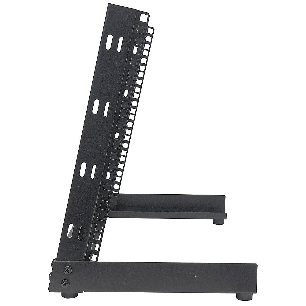 Intellinet 19" 2-Pfosten Desktop Laborgestell 12 HE FP schwarz